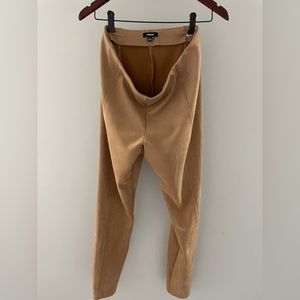 Vegan suede ladies leggings medium